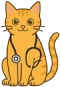 Gato con estetoscopio: salud y cuidados del gato